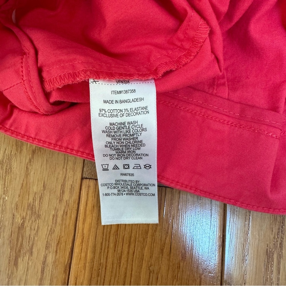 Nautica Chino Pink Shorts Size‎ 8 - Picture 5 of 8